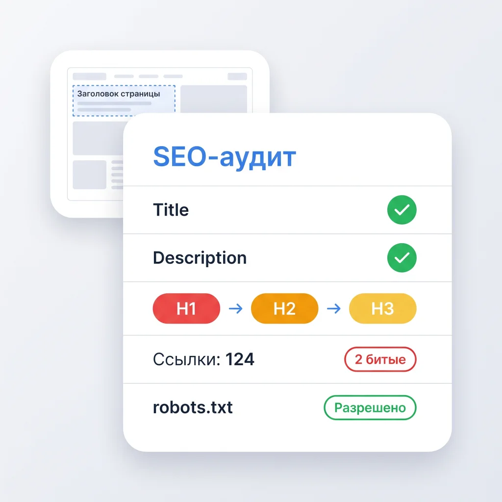 SEO-аудит посадочной страницы в Kliner Pro